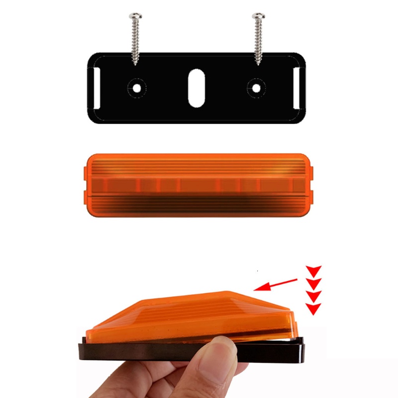 Đèn Led Cảnh Báo Hai Màu 28LED 3rd Gắn Đuôi Xe Hơi