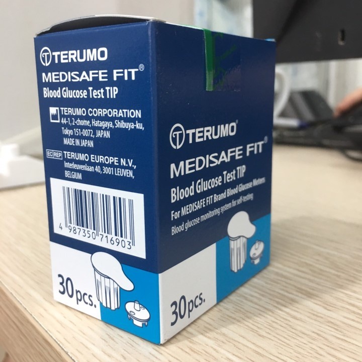 Hộp que thử đường huyết tiểu đường Nhật Bản Terumo Medisafe Fit ( 30 que , combo 60 que )