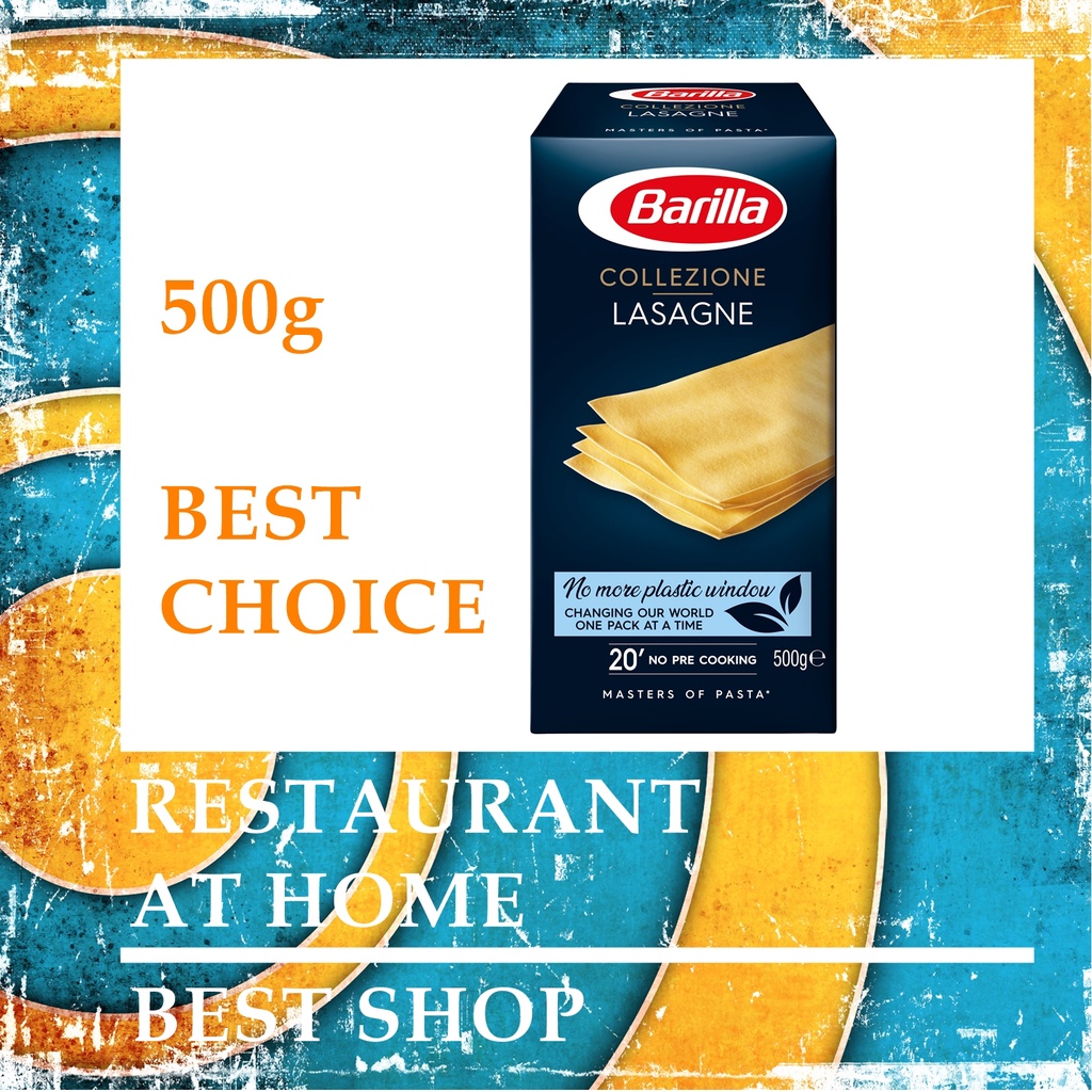 Mì Ý Barilla để làm bánh Lasagne 500g - Barilla - made in Italy, xuất xứ: Ý