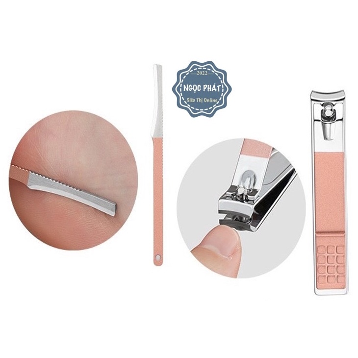 BỘ CẮT, BẤM DŨA MÓNG TAY 3DM NAIL CARE 18 MÓN TIỆN DỤNG