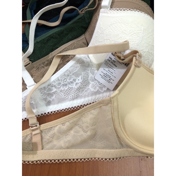 Áo lót nữ, Áo ngực Lovely ren mút vừa 2,5cm cúp ngang nâng ngực nhẹ L532