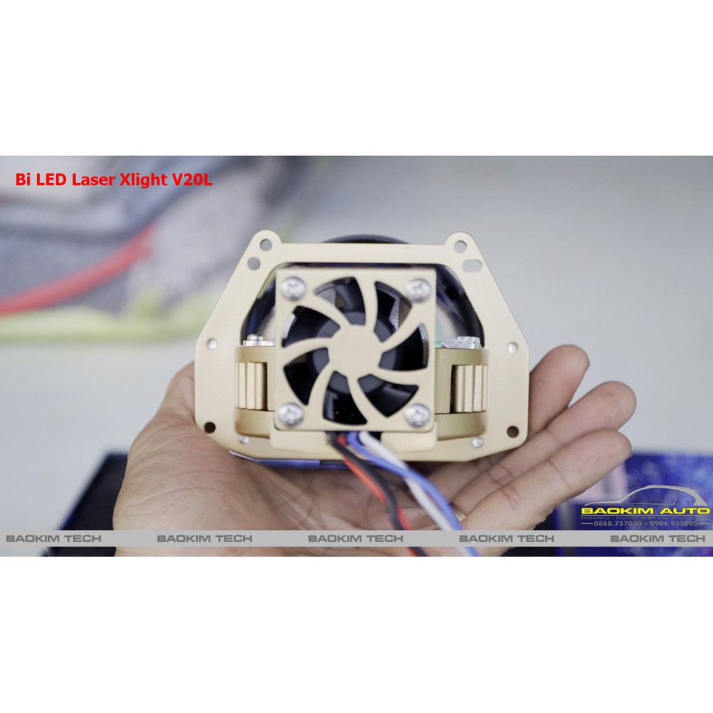ĐÈN BI LED LASER X LIGHT V20L, SIÊU SÁNG, SIÊU PHA CHIẾU XA, BẢO HÀNH 36 THÁNG.