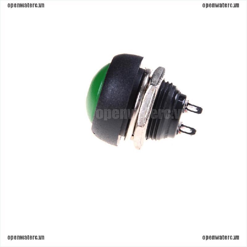Opc Nút Nhấn Tắt / Bật Mini Hình Tròn Nhiều Màu Sắc Chống Thấm Nước 12mm