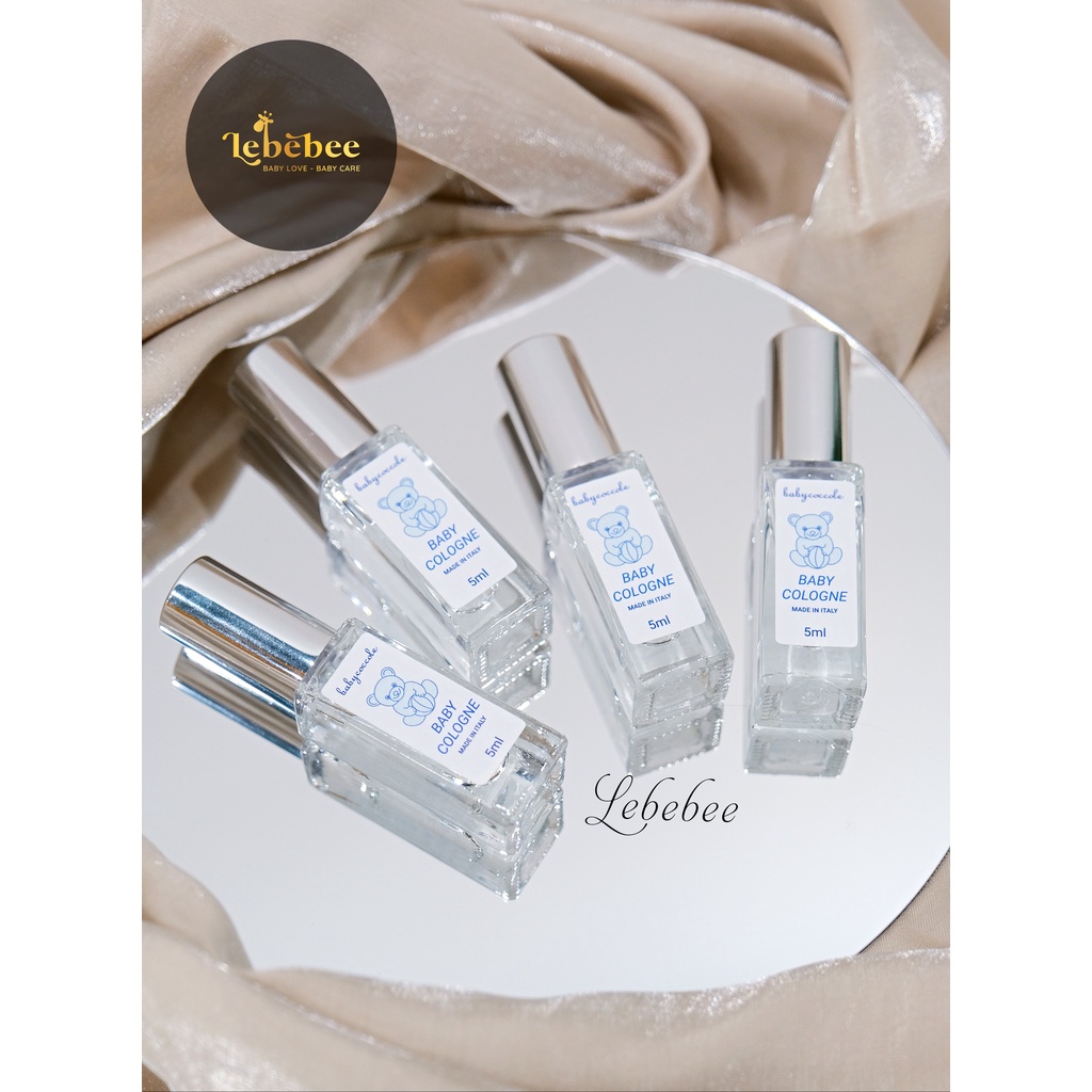 Nước hoa chiết xuất hoa sen Babycoccole cho bé từ 0M+ ( chai du lịch 5ml)