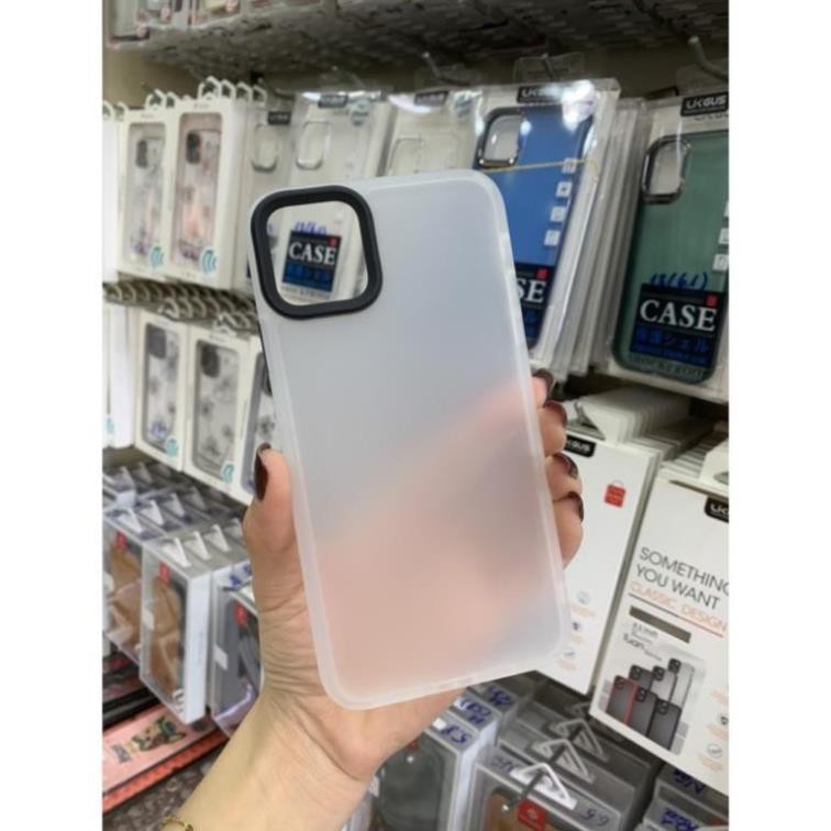 Ốp Lưng Nhám Mờ Viền Màu Chống Sốc LIKGUS Iphone 11/11 Pro/11 Pro Max - Hàng Chính Hãng