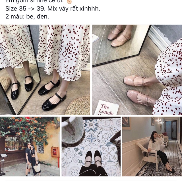 Bệt vintage ( NOTE MÀU SZ GIÚP E Ạ)