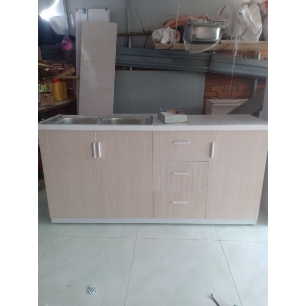Tủ Bếp Cao Cấp Có Bồn Rửa - KIM TIÊN