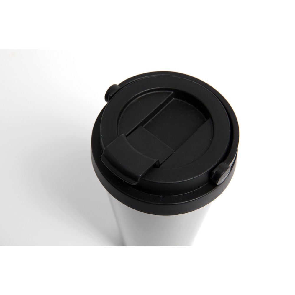 Bình Uống Nước Tumbler ARTBOX Hàn Quốc Thiết Kế Nắp Có Tay Cầm Màu Bạc