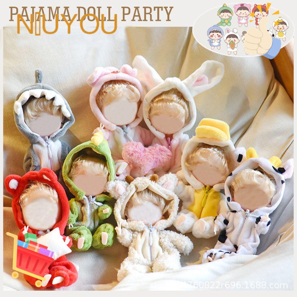 Đồ ngủ hình động vật đáng yêu làm quà tặng cho búp bê BJD OB11 1/2