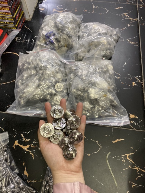 Ốc nhớt inox Salaya cho Xe Honda/Yamaha