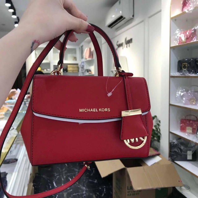 Túi Michael kors MK ava size 20 red authentic_hàng chính hãng authentic