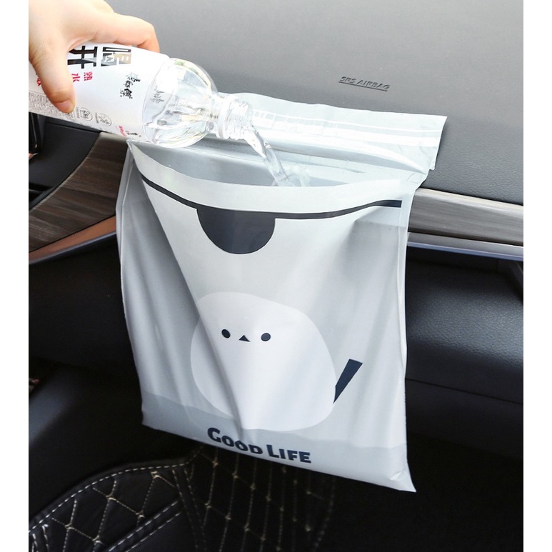 Túi Đựng Rác Mini Dán Trong Xe Hơi Ô Tô Văn Phòng Tiện Lợi Siêu Dính TOBIN