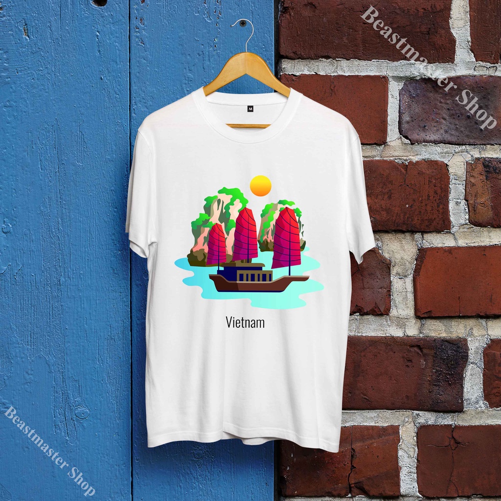 Áo Thun hình ảnh Du lịch văn hóa Việt Nam đẹp cực chất ngắn tay cute dễ thương O42