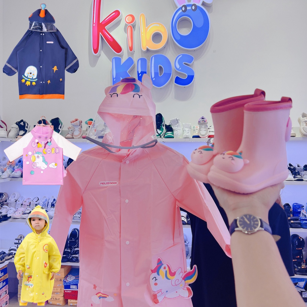 Áo Mưa Mario In Hoạt Hình Dễ Thương Cho Bé