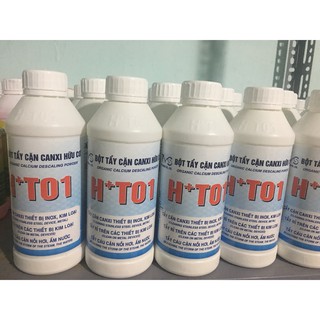 Tẩy cặn canxi trên inox - HT01