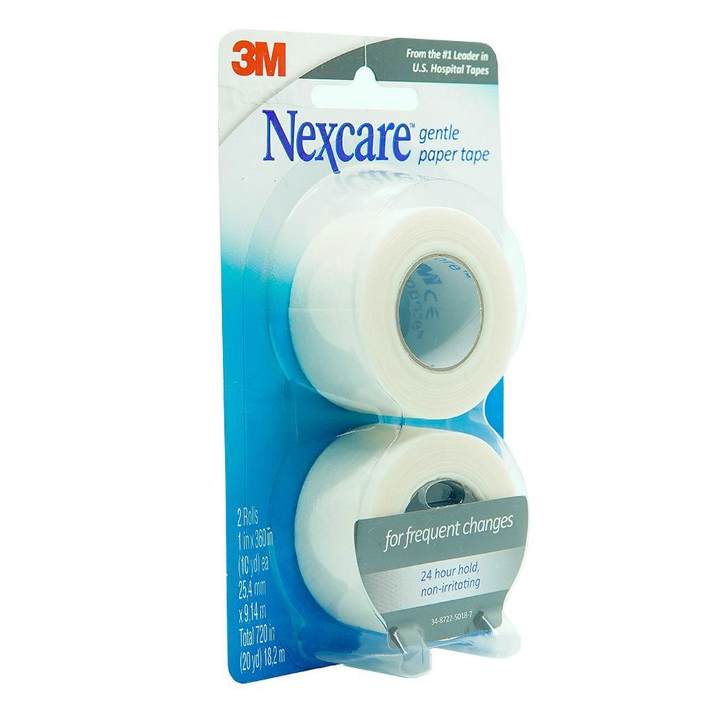 Băng cuộn y tế Nexcare 3M 25.4x9.14mm - Vỉ 2 cuộn mềm mại, xé dễ dàng, keo y tế siêu dính, thoáng khí 781-2PK