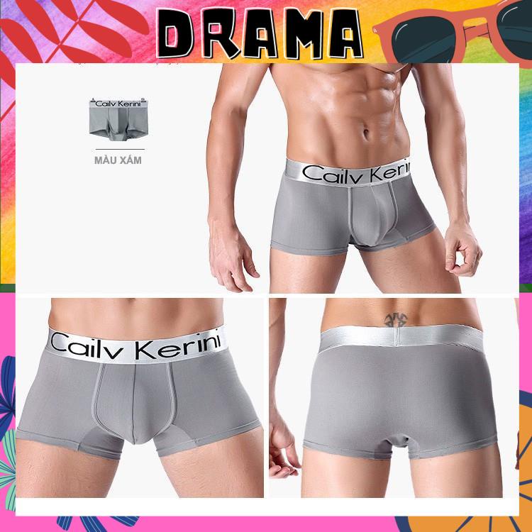 Quần lót đùi nam, Quần sịp nam boxer cotton cao cấp Phong cách Thể thao đai lớn co giãn 4 chiều thoáng mát DRAMA SIP006