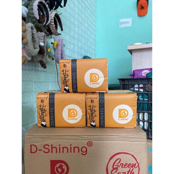 Thùng 30 gói giấy gấu trúc siêu dai D shining