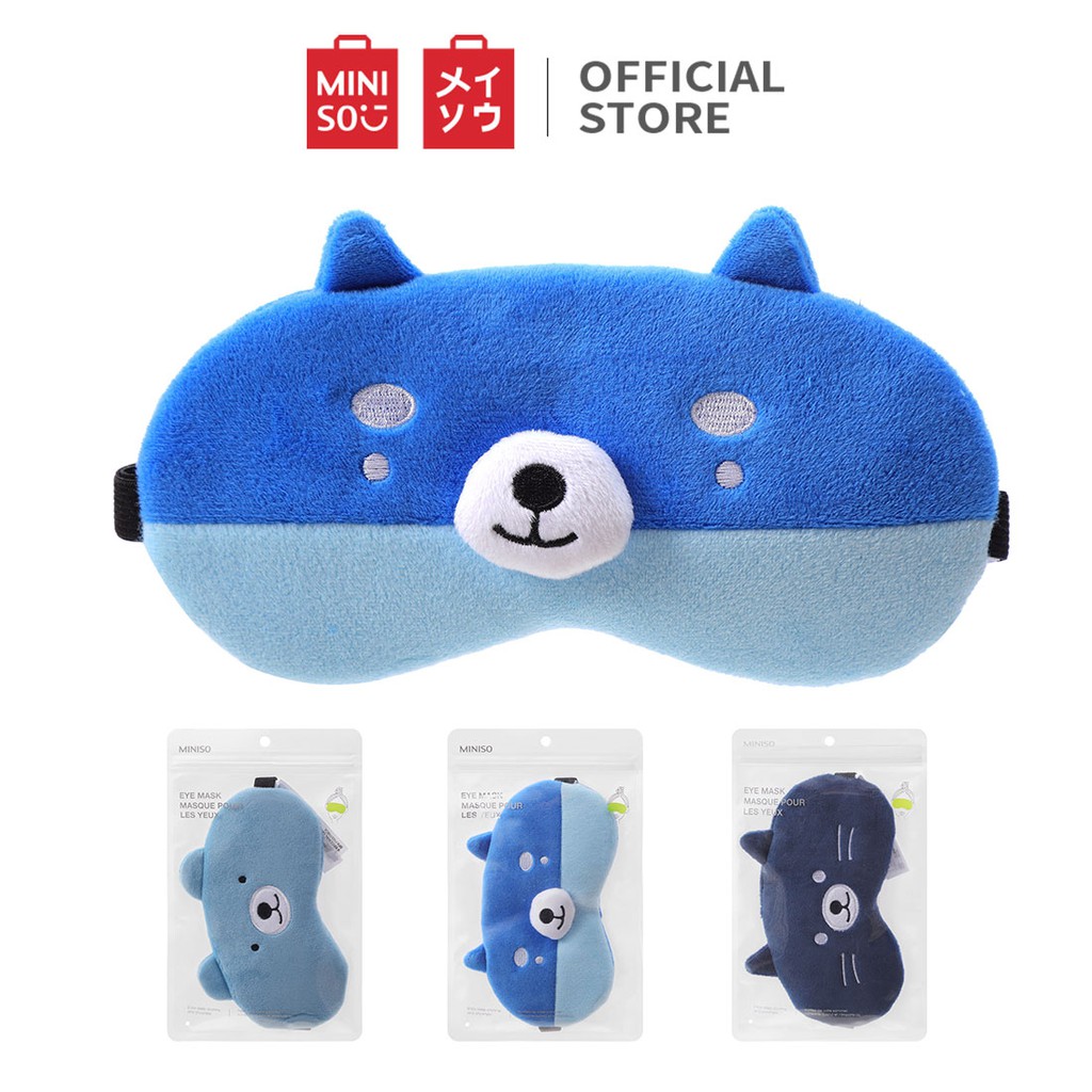 [Mã MINI11FFF giảm 5% đơn 150K] Bịt mắt Miniso làm ấm và bảo vệ khi ngủ - Hàng chính hãng