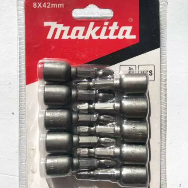 1 vỉ 10 vít bắn tôn, đầu chụp bắn tôn makita