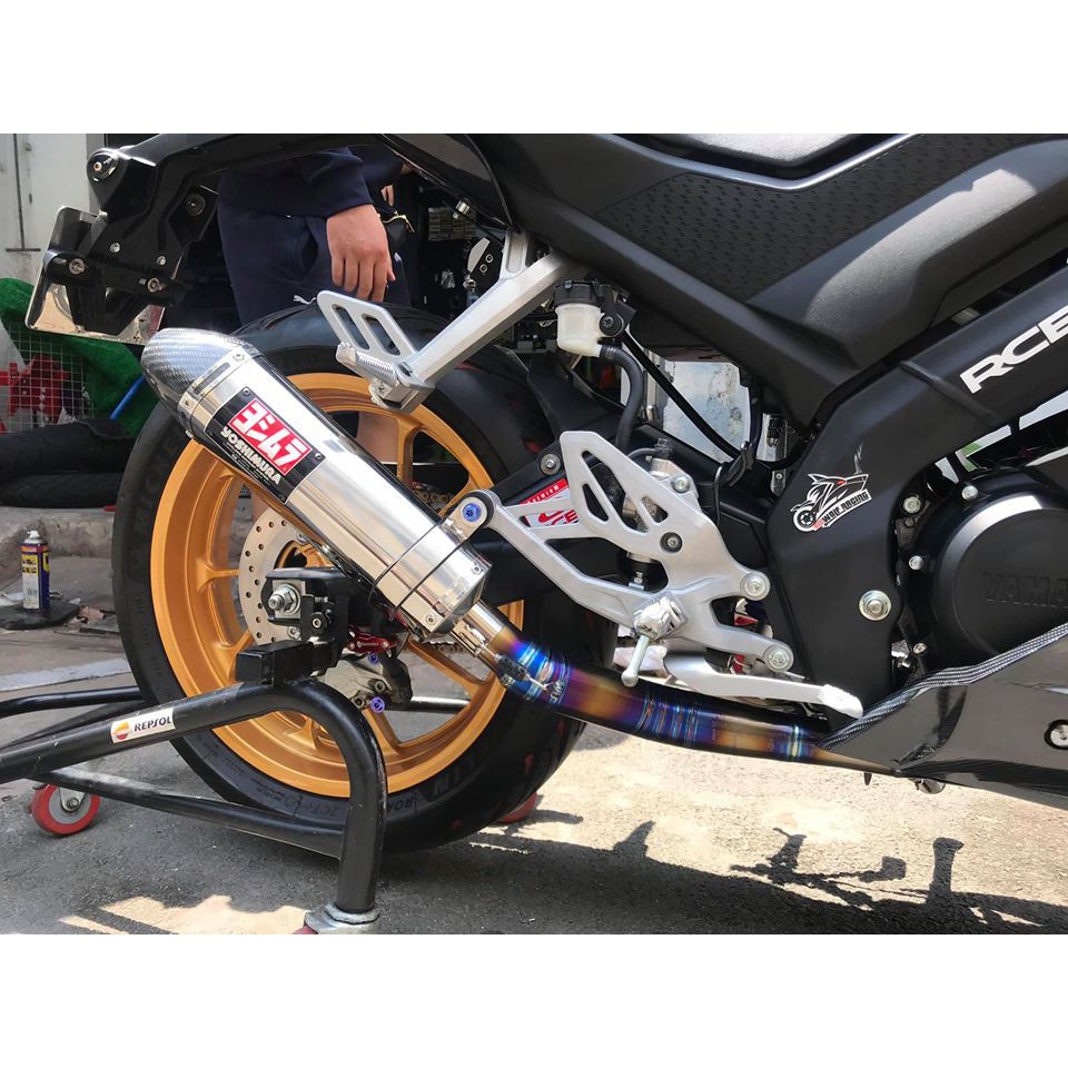 CỔ PÔ TITAN bầu hơi R15V3 , MT15 , FZ155 , XSR155