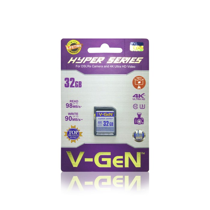 Thẻ Nhớ Sd V-GeN Hyper 32GB 98MB / S