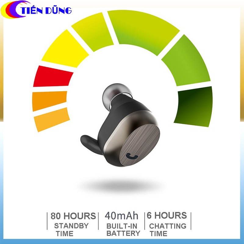 Tai nghe bluetooth không dây WK DISEGN BS170 Dòng có 1 tai pin dung lượng 40mAh