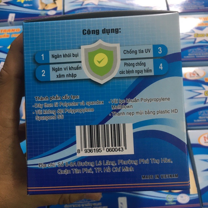 [ FREE SHIP ĐƠN 50k] KHẨU TRANG NAM ANH 4 LỚP HỘP 50 CÁI | BigBuy360 - bigbuy360.vn