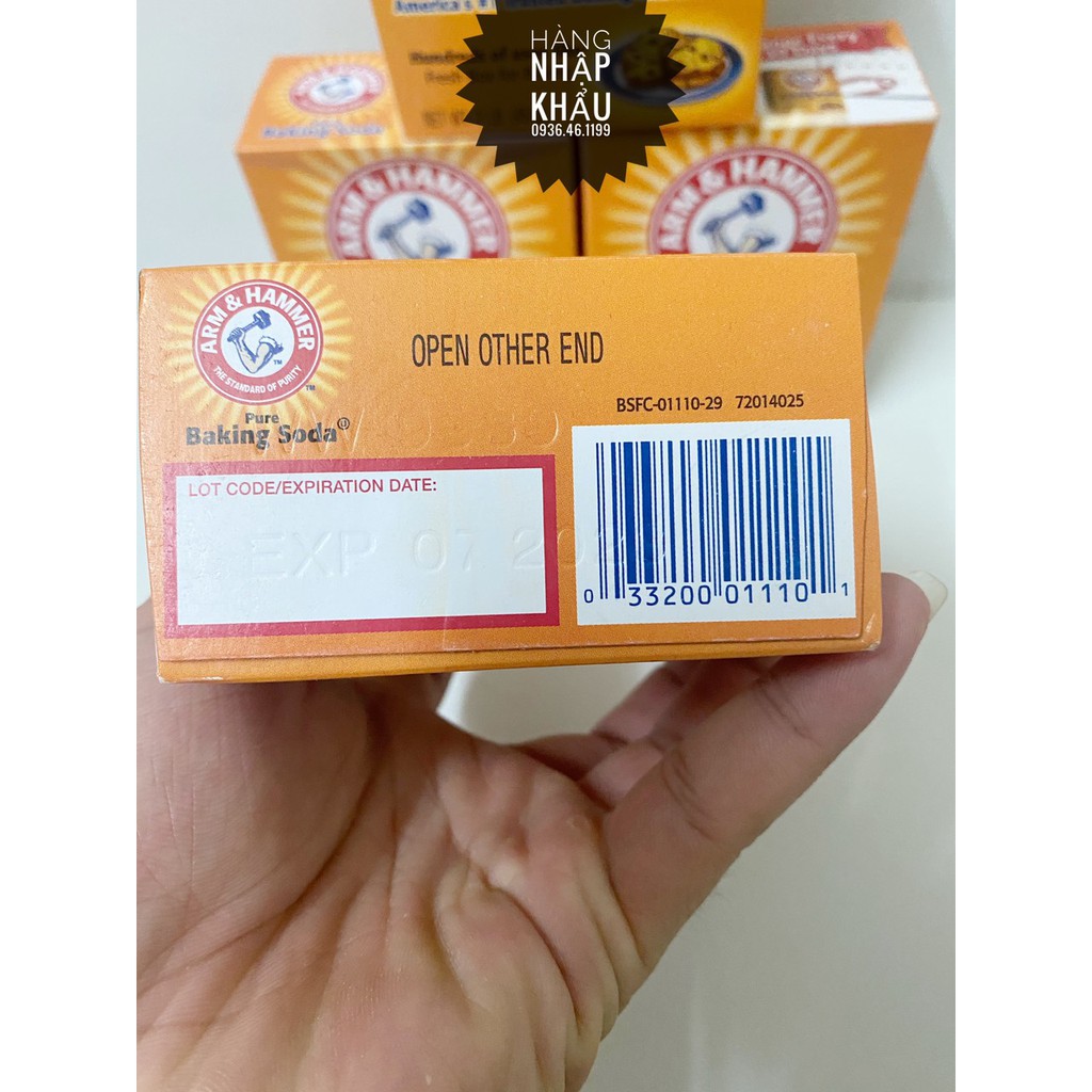 (Mẫu Mới) Muối Baking soda 454 gram Mỹ