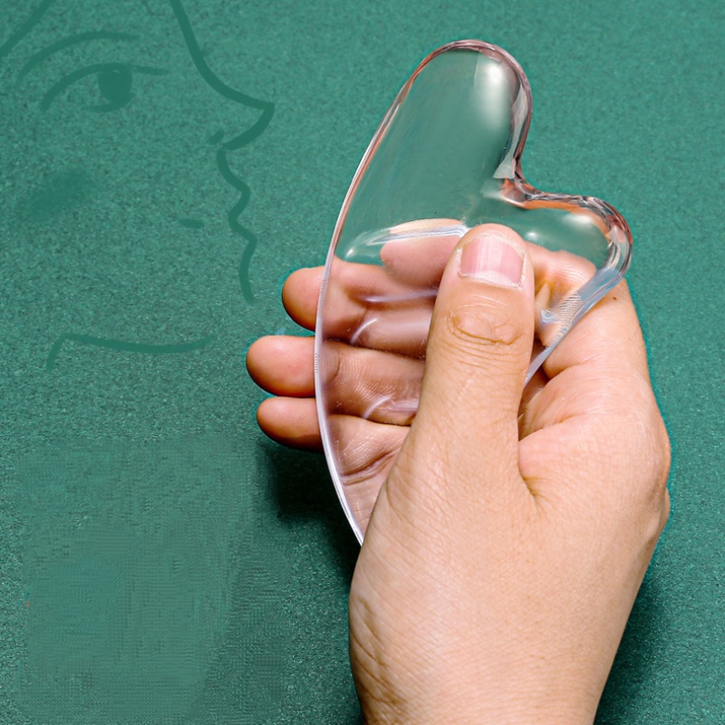 [Hàng mới về] Dụng cụ hỗ trợ nâng cơ mặt bằng pha lê trong suốt làm đẹp tiện dụng