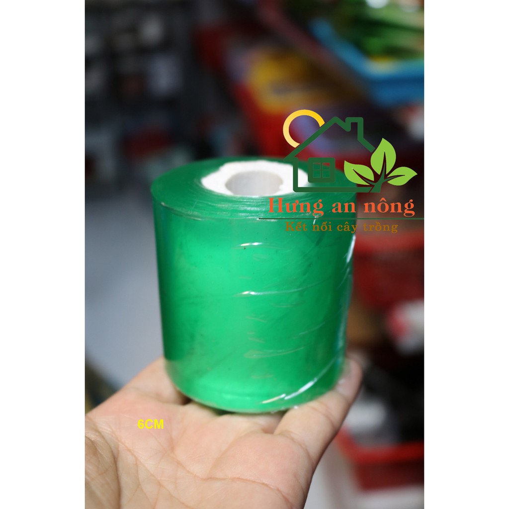 Băng keo ghép cành tự dính chất liệu nhựa PE cao cấp cuộn 3cm - 6cm