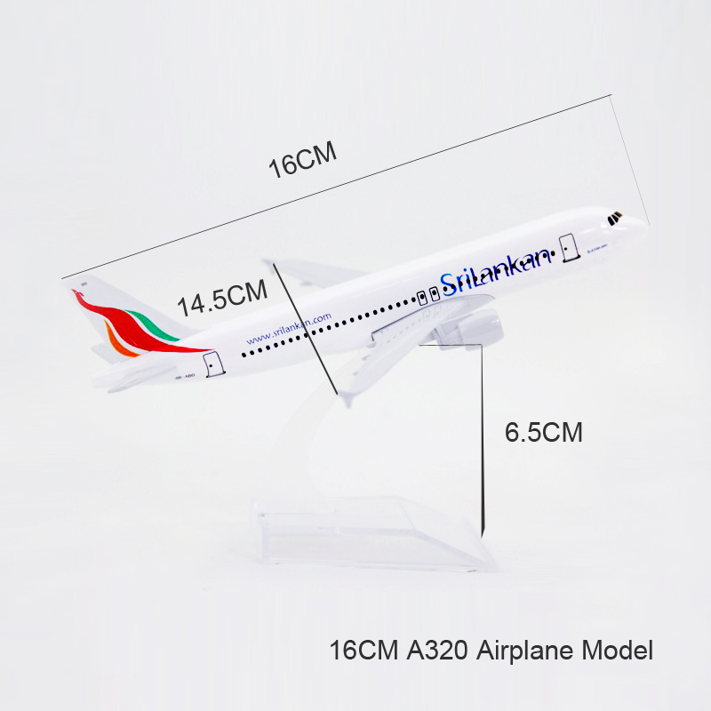 Mô hình máy bay đồ chơi Việt Nam Airbus 320 A320 Die Cast 16CM