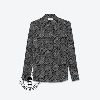 Sơ Mi Saint Laurent Paris Họa Tiết