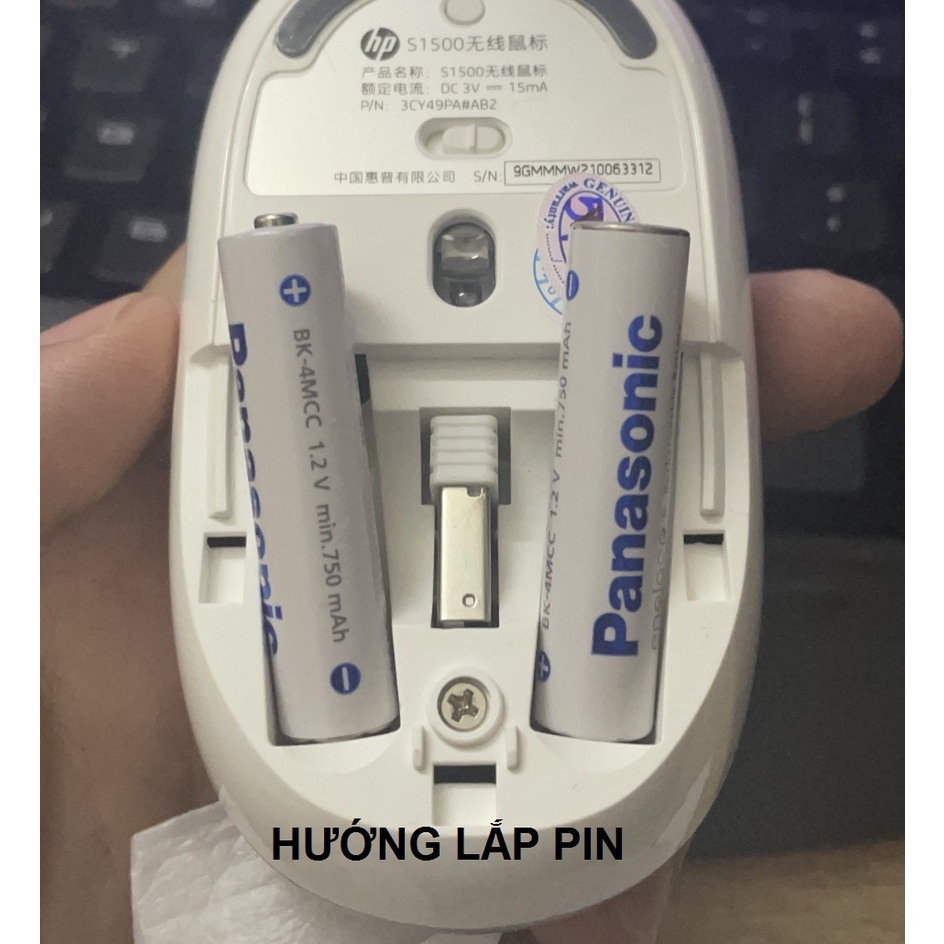 Chuột không dây wireless HP S1500 silent click không kêu - siêu tiết kiệm pin (2 màu tuỳ chọn)