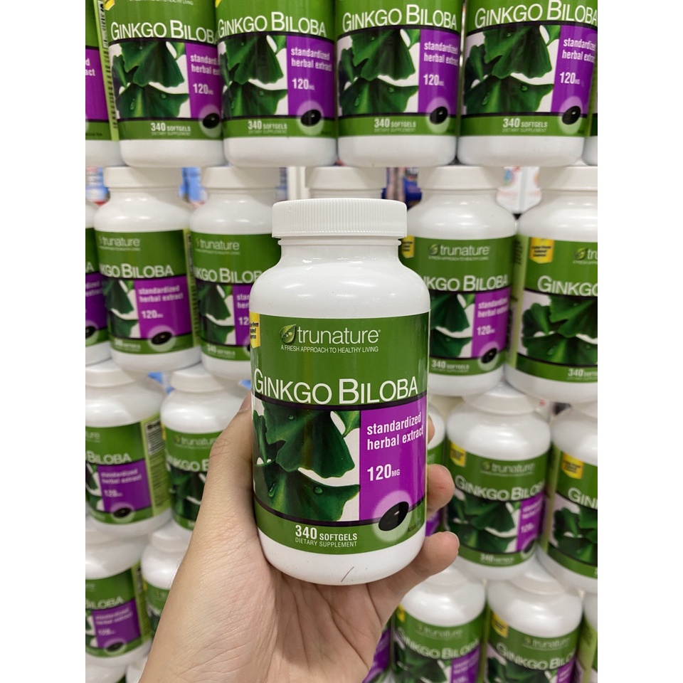 VIÊN UỐNG BỔ NÃO TRUNATURE GINKGO BILOBA 120MG