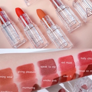 Son Thỏi 3CE Clear Layer Edition Vỏ Trong Suốt Cold Space- Red Muse