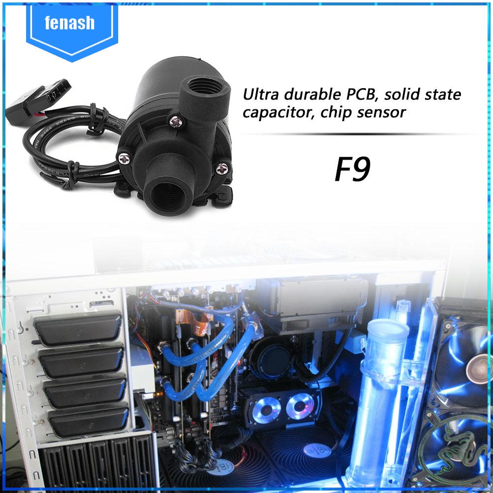 ✪Máy Bơm Nước Phân Tử Phân Tử 4 Pin Fenash~F9 12V Cho Hệ Thống Làm Mát CPU 9W