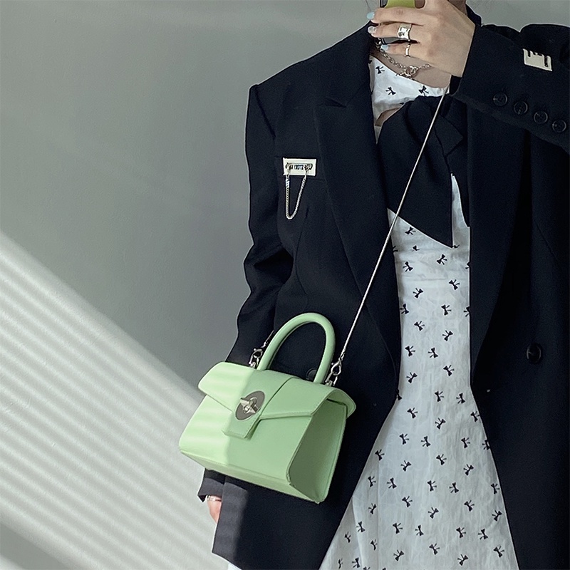 IELGY Túi Đeo Chéo Vai Màu Sắc Đa Năng Thời Trang Cao Cấp Cho Nữ