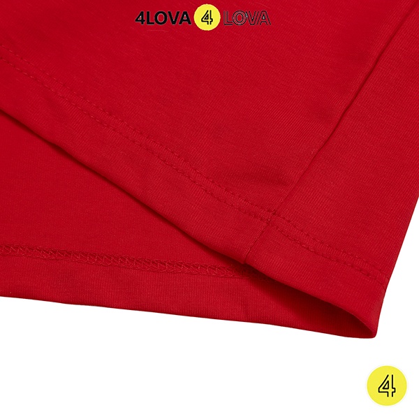 Áo polo dài tay cổ đức bé trai 4LOVA chất thun cotton co giãn mềm mại