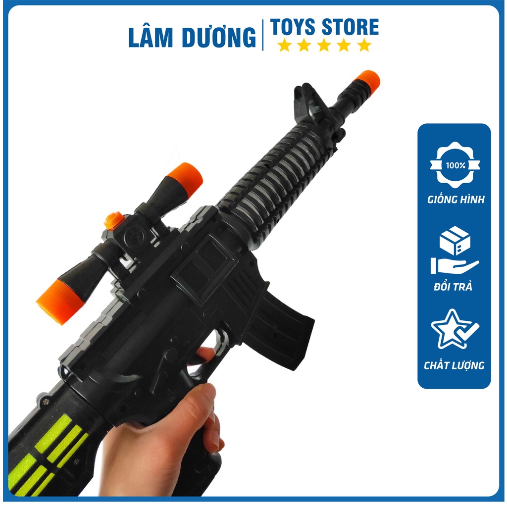 Đồ chơi súng Nhựa chạy pin phát đèn nhạc Rồng Chiến siêu đẹp cho bé trai đồ chơi trẻ em