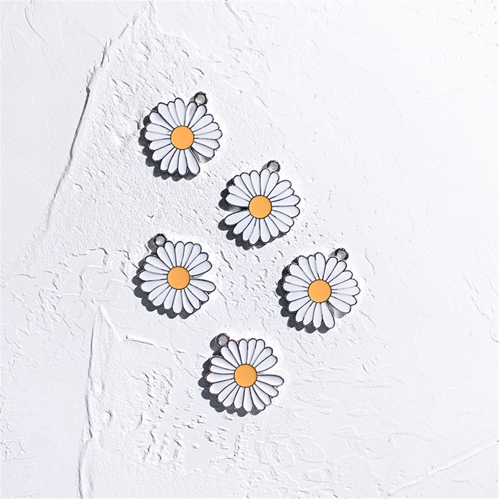 Mặt phụ kiện làm trang sức hình hoa cúc phong cách GD