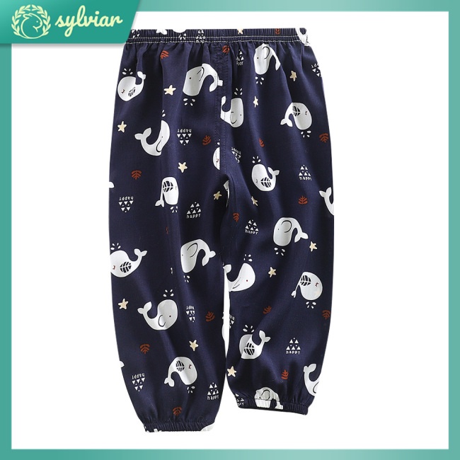 Quần Dài Cotton Siêu Mỏng Chống Muỗi Cho Bé 1-5 Tuổi