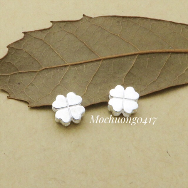 Charm bạc cỏ 4 lá - MH092