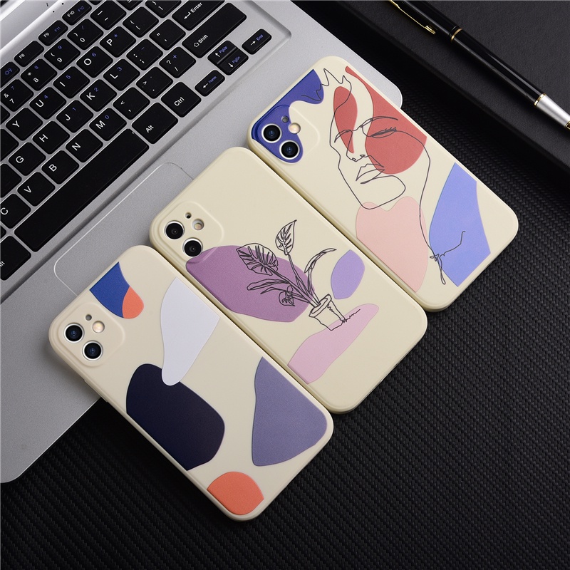 Ốp Điện Thoại tpu Mềm Hình Morandi Cho Realme 8 7i 6 7 6i 5 5s 5i Pro C25 C17 C25s C12 C11 C3 C20 C21 C21Y Reno 4 5