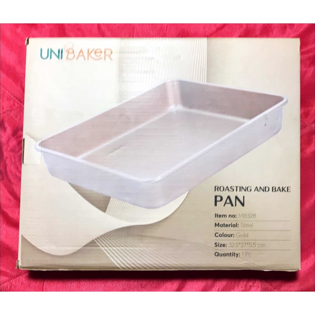 Khay Chữ Nhật Nhập Khẩu Unibaker MB-328 - LâmAnh - Giá Sỉ - Hàng Chất lượng Cao- Dụng Cụ Làm Bánh