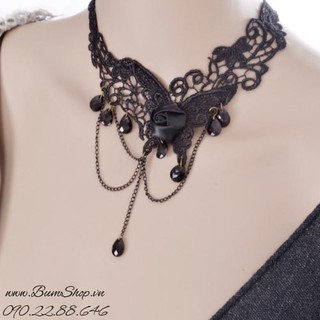 dây chuyền tattoo bướm kết hoa - XDC33211