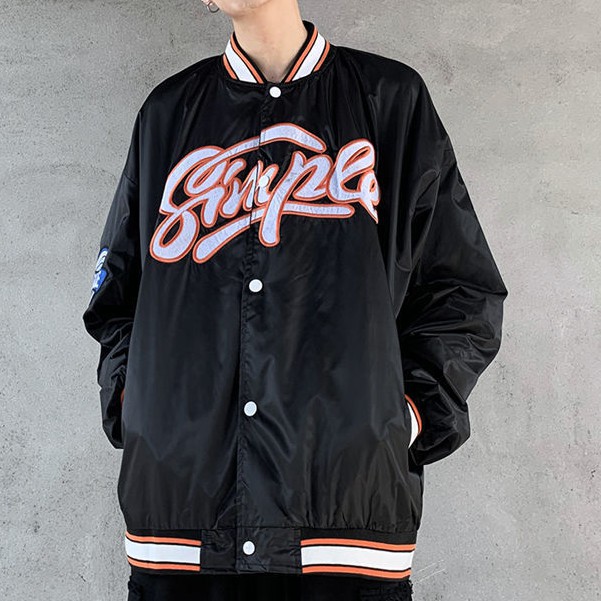 Áo khoác nam nữ thêu hoa thời trang Hàn Quốc