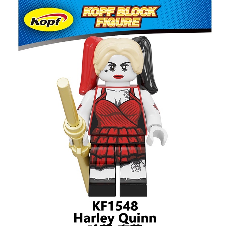 Minifigures Mẫu Nhân Vật Harley Quinn Trong  DC KF6140 - Đồ Chơi Lắp Ráp Mini