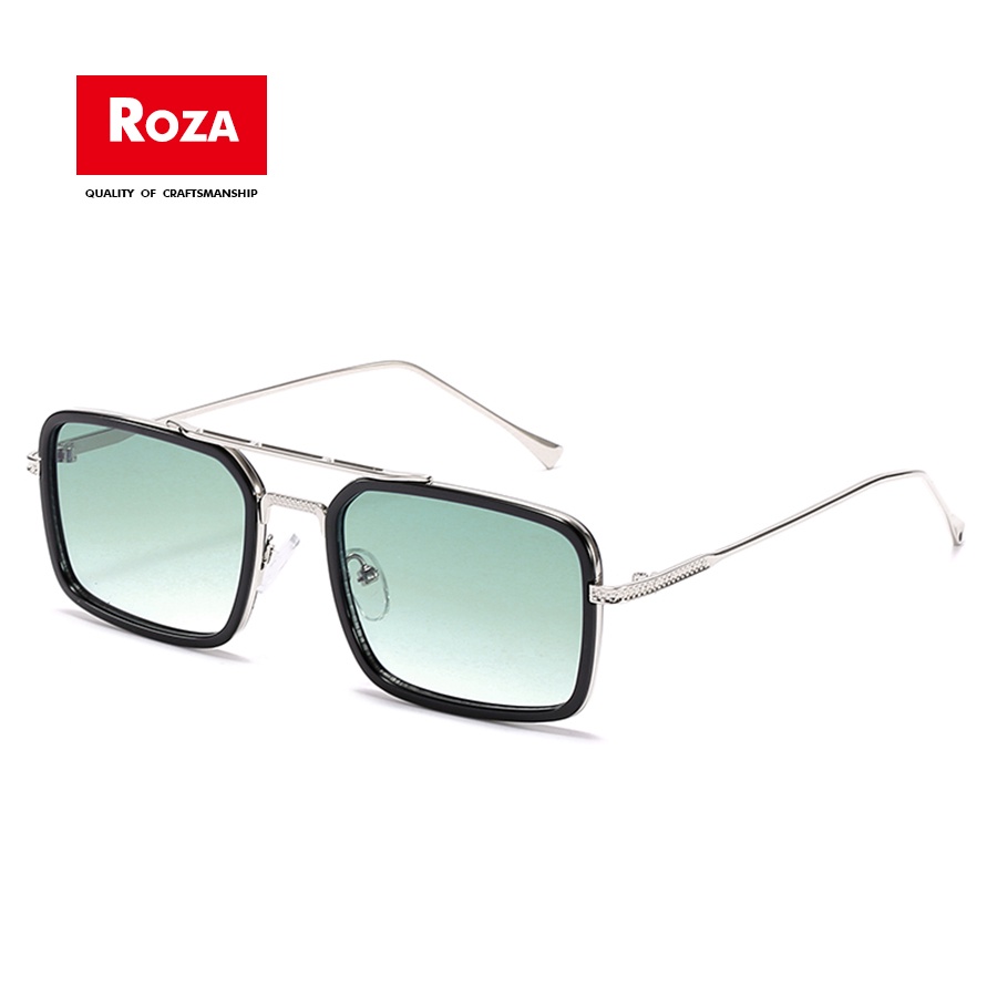 Kính Mát RZ1252 Gọng Vuông Chống Tia UV400 Thời Trang Cho Nam Và Nữ