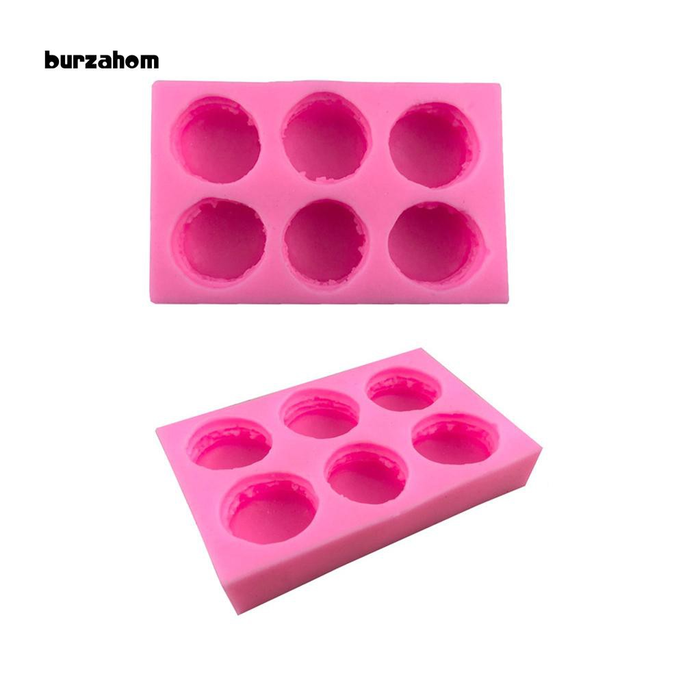 Khuôn silicon 6 ô làm bánh kẹo tiện dụng